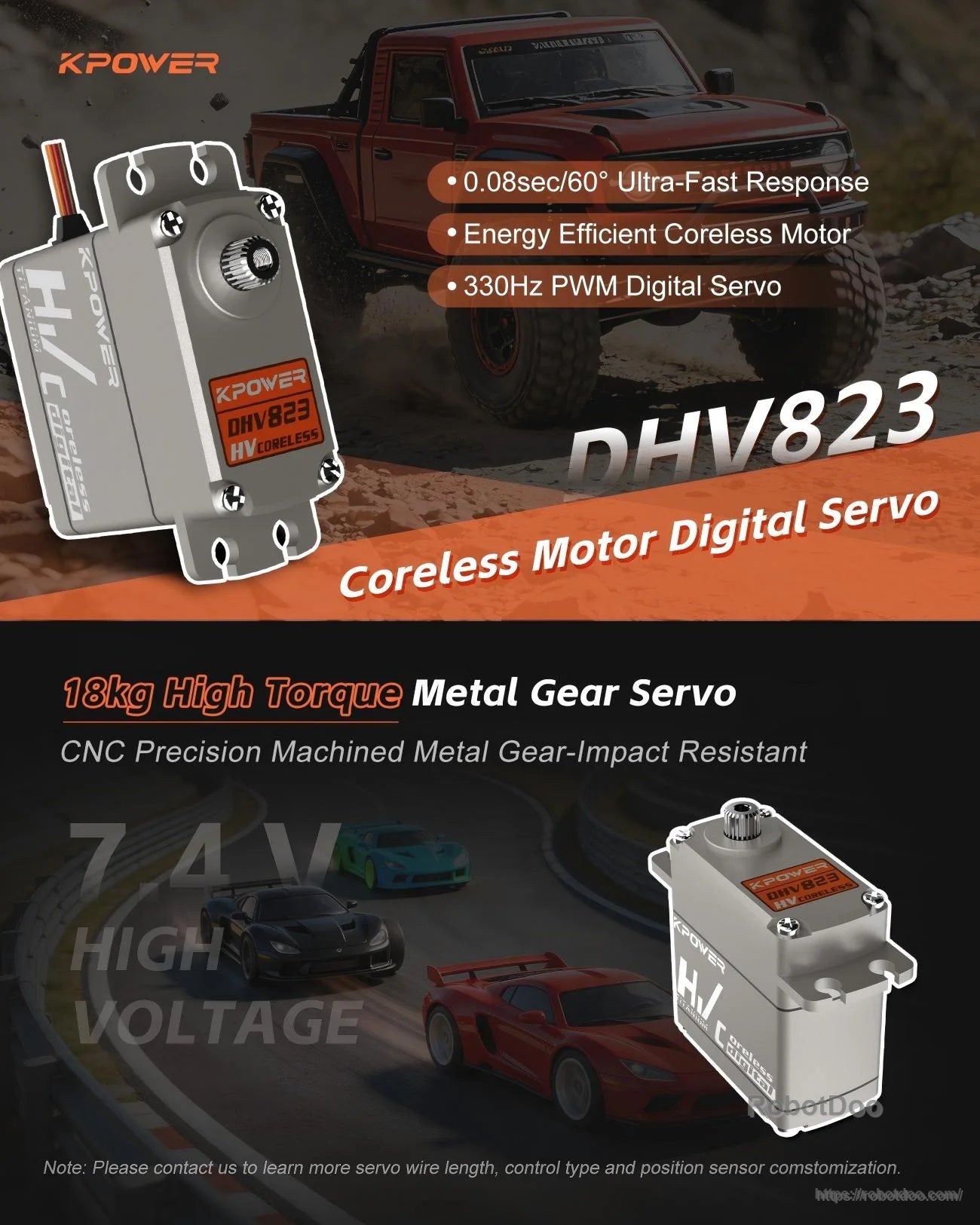 Kpower DHV823 Servo Motor