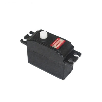 Kpower P0260 servo motor main view with mounting tabs and white output shaft