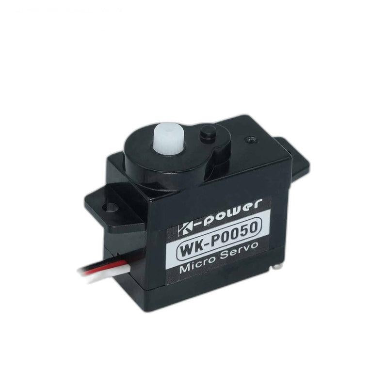 Kpower WK-P0050 (P0050) 5g micro servo motor, black case with WK-P0050 label and lead wire