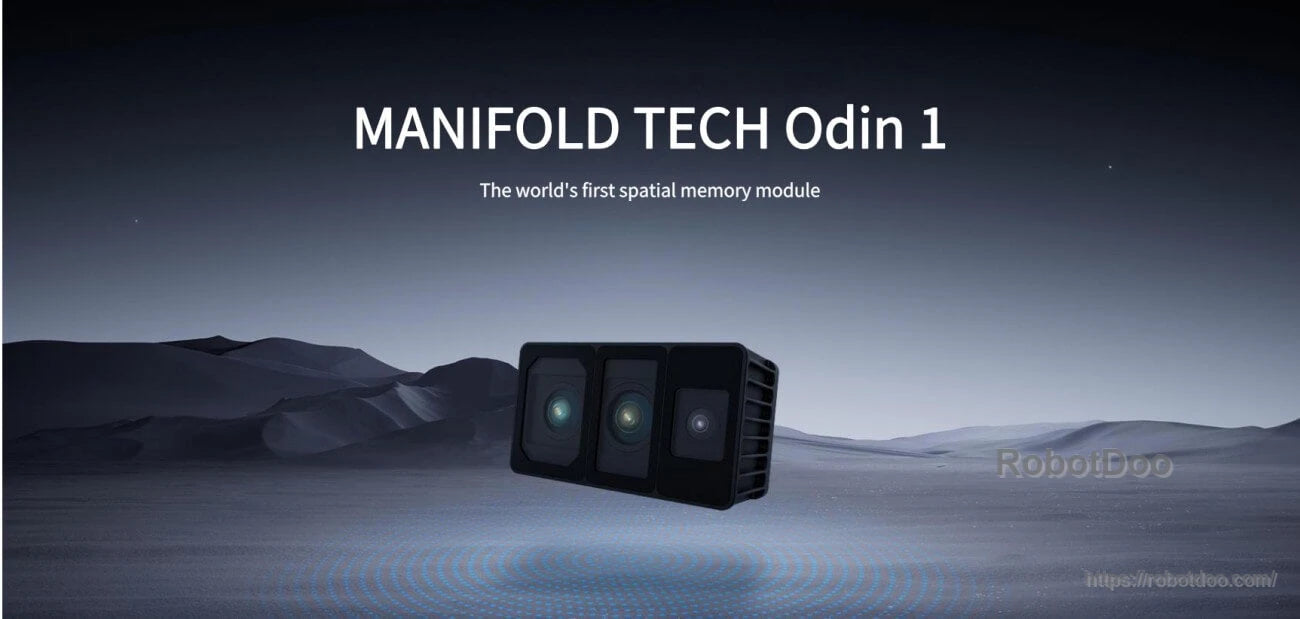 MANIFOLD TECH Odin 1 spatial memory module hero view with triple front sensors