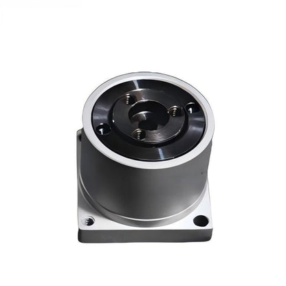 PY TECHNOLOGY MINIF series harmonic reducer with square flange, top view showing mounting holes