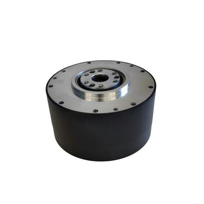 ROBSTRIDE 02 IP67 motor, cylindrical housing with metal mounting face and bolt-hole pattern