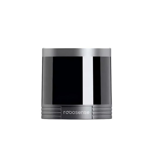 RoboSense Helios Series 360° LiDAR sensor unit, front view with robosense logo