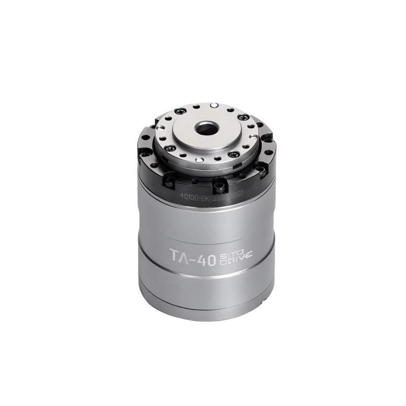 SITO DRIVE TA-40 rotary actuator, angled view showing cylindrical body and mounting flange