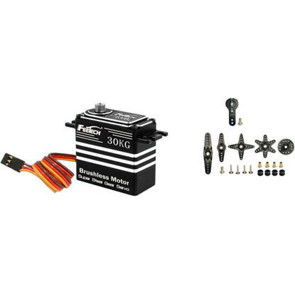 40KG Brushless Servo Motor FT83 Series (180° / 360° Optional) Metal Gear High Torque Digital Servo for Robotics