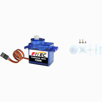 FEETECH FS90R 9g Micro Continuous Rotation Servo Motor 360° Mini RC Servo for Robot Car Wheel Drive