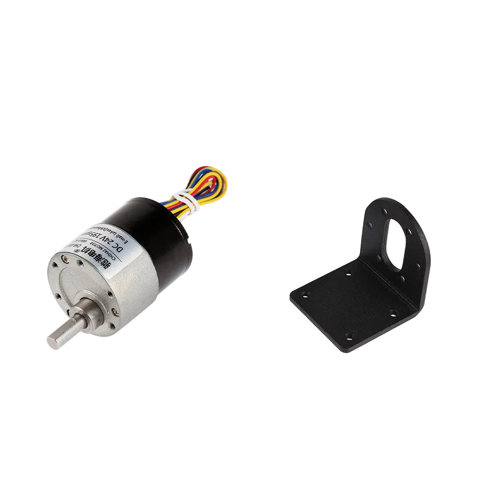 GM37-BLDC3525 Brushless DC Gear Motor 12V 24V High Torque Metal Gear Reduction Motor with PWM Speed Control