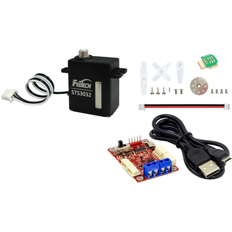 FEETECH STS3032 4.5KG 360° Coreless Serial Bus Servo for Quadruped Robots