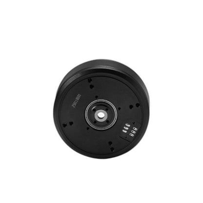 SteadyWin GB6010 motor top view showing mounting face, center shaft opening, and encoder pad