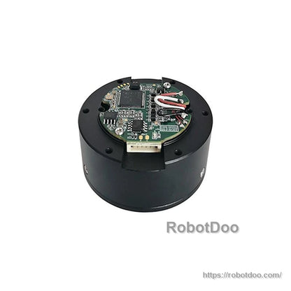 SteadyWin GIM4305-10 planetary reducer motor with cover removed, internal control PCB and wiring shown