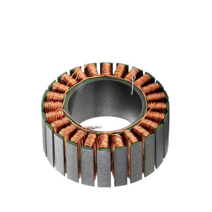 SteadyWin WK6025_3 36V motor stator ring with copper windings and laminated poles, top view