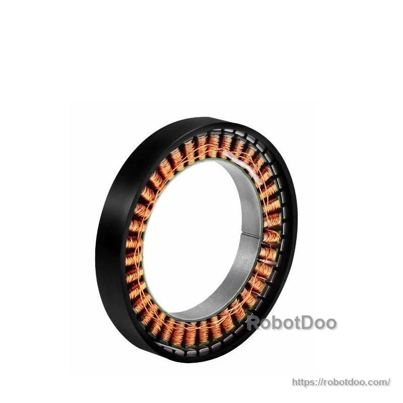 SteadyWin WK8110 Motor stator assembly, side angle showing copper coil layout