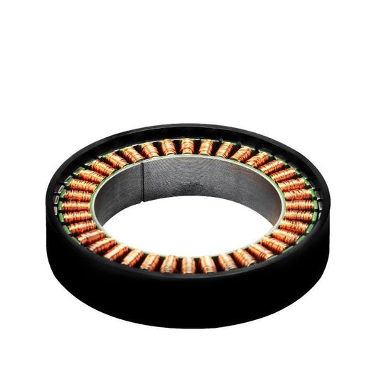 SteadyWin WK8115 Motor stator top view showing copper windings and circular core