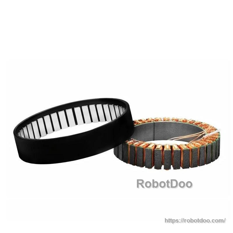 SteadyWin WK8115 Motor parts set: stator with copper windings and separate black outer sleeve