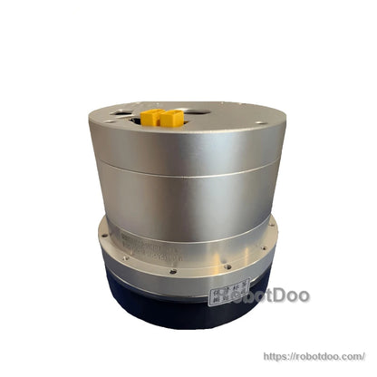 Ti5 ROBOT CRA-RI70-90-PRO motor side view showing cylindrical housing and yellow connector on top