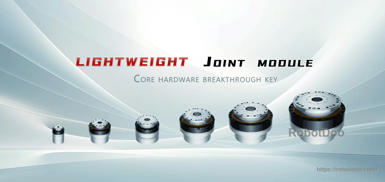 Ti5 ROBOT CRA-RI70-90-PRO motor joint module lineup highlighting lightweight, small-size actuator design