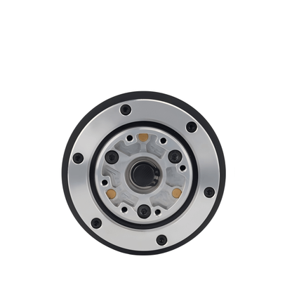 Unitree A1 motor integrated actuator front face with central shaft opening and bolt pattern