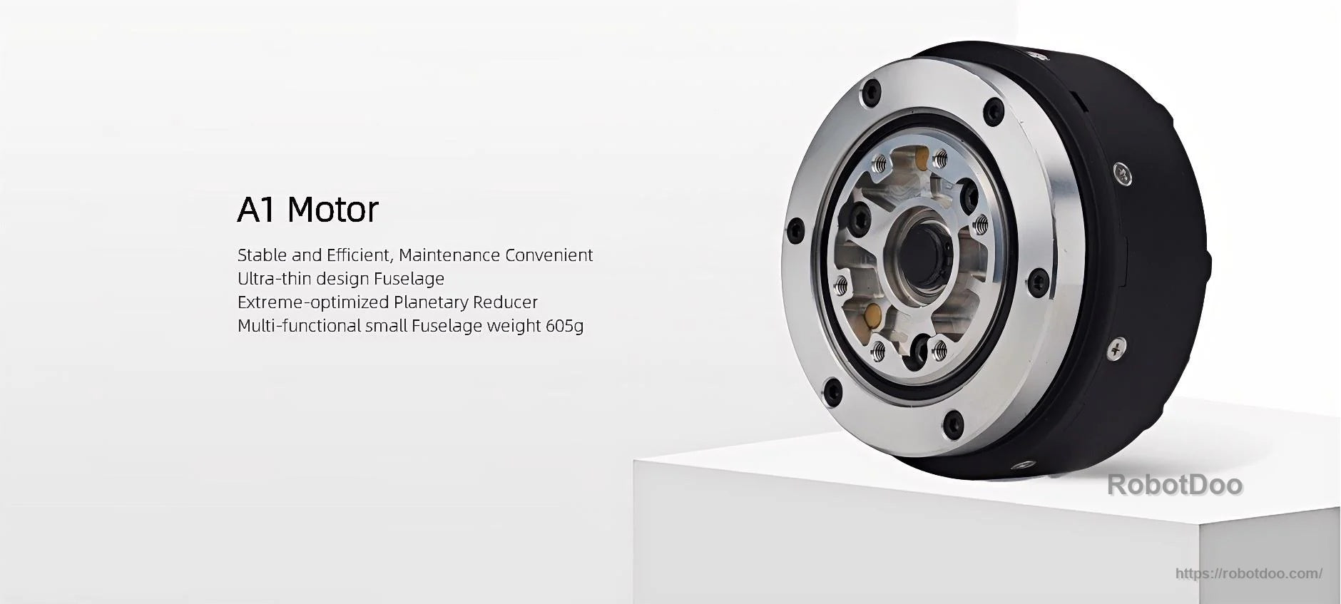 Unitree A1 Motor integrated actuator with ultra-thin housing and optimized planetary reducer (605 g)