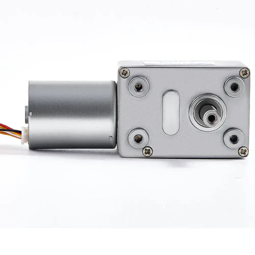 DC Brushless Worm Gear Motor 2430BL for Robots, 12V, 40RPM – High Torque & Durable All-Metal Gears
