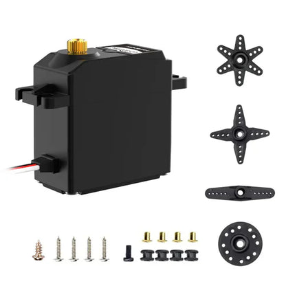 Hiwonder LDX-227 Full Metal Gear Digital Servo with Dual Ball Bearing for Robot (Control Angle 270°)