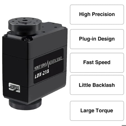 Hiwonder HTS-20L Serial Bus Servo – 20 KG High Torque Smart Digital Servo with Feedback