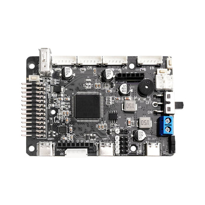 STM32F407VET6 ROS robot control board top view with USB ports, buzzer, power switch, and terminal block