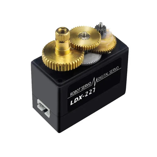 Hiwonder LDX-227 Full Metal Gear Digital Servo with Dual Ball Bearing for Robot (Control Angle 270°)