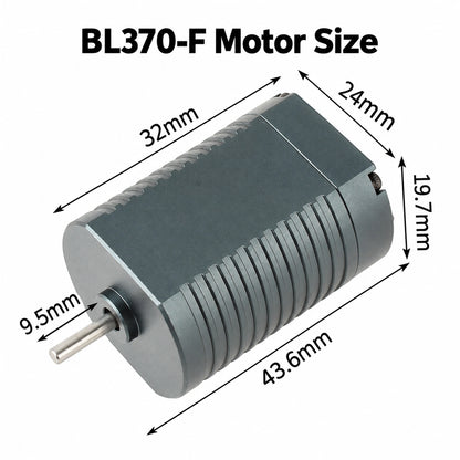 BL370-F 11.1V 44000RPM High Speed Brushless DC Motor with Built-in Driver