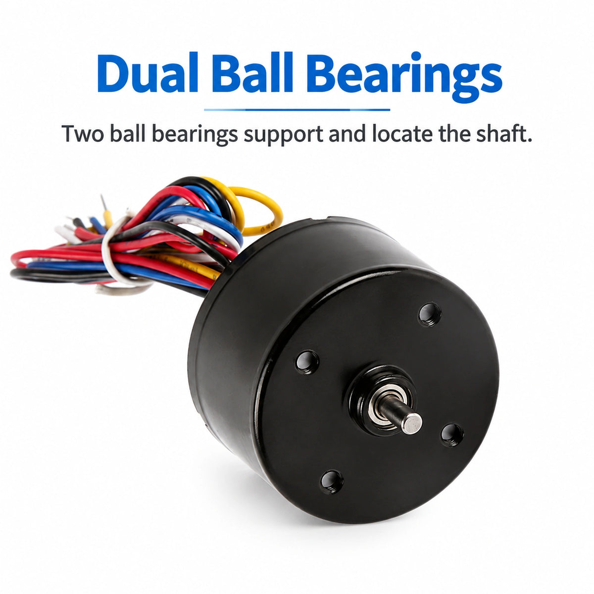 BLDC3525 36mm Brushless DC Motor 12V 24V with Built-In Driver & PWM Control