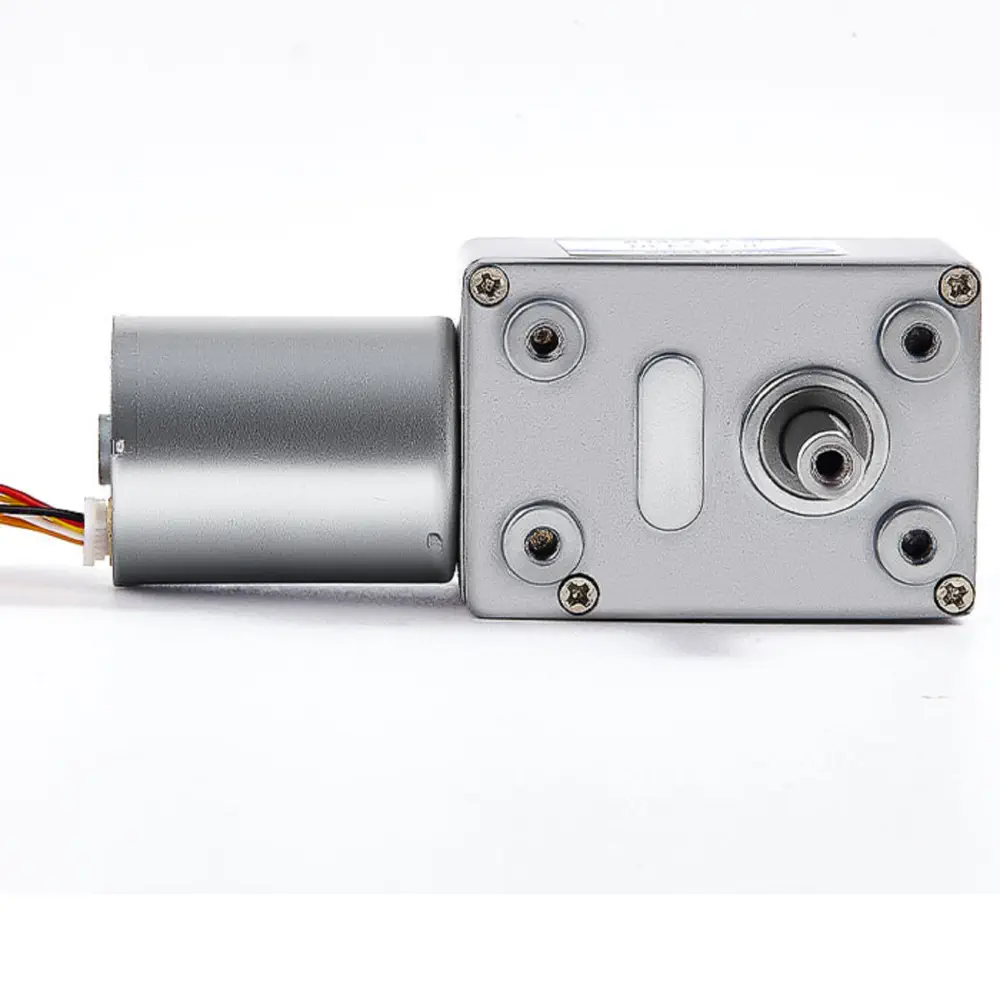 DC Brushless Worm Gear Motor 2430BL – 24V, ~90 RPM High Torque Precision Drive