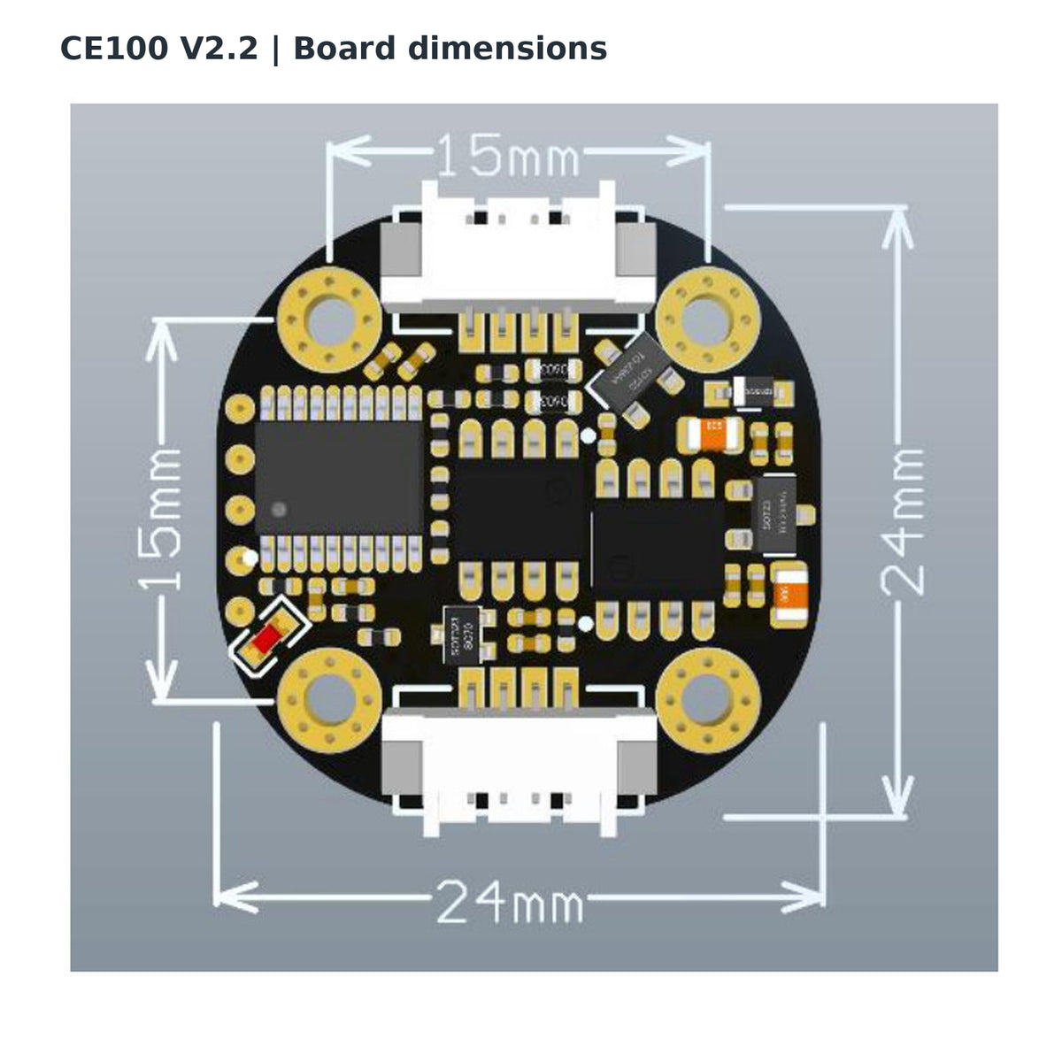 CE100+ 15-Bit Absolute Magnetic Rotary Encoder RS485 TTL Angle Sensor