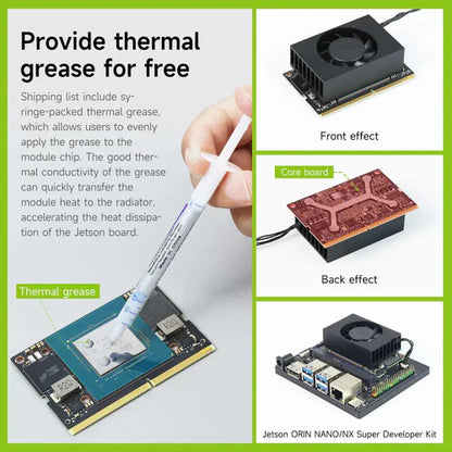 Adjustable Cooling Fan and Heat Dissipation for NVIDIA Jetson Orin Series