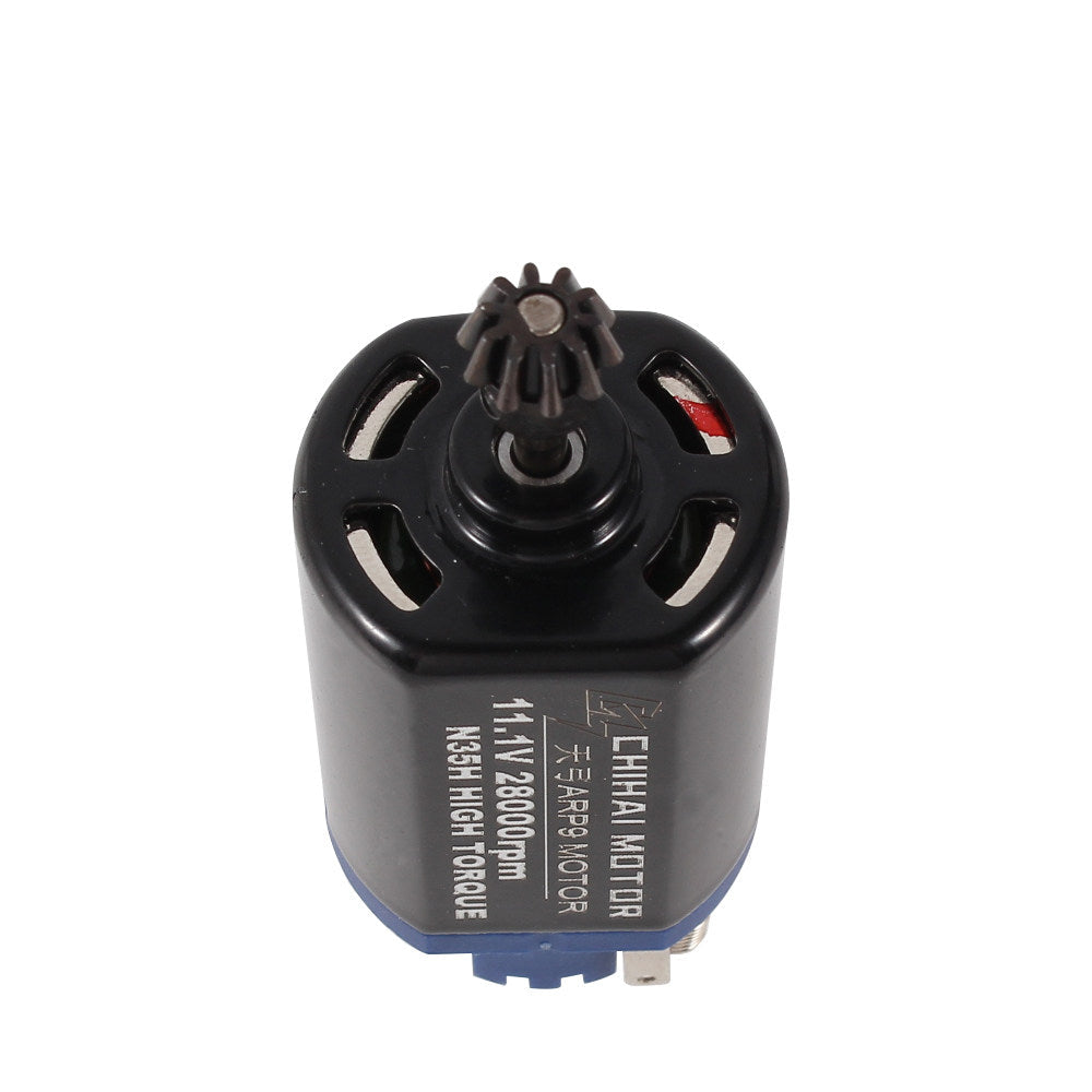 CHIHAI ARR9 460 Brushed High Torque Motor 11.1V 28000RPM N35H Steel Cut Gear Motor