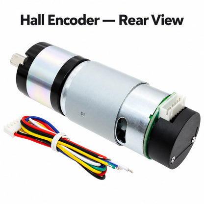 CHIHAI CHP-36GP-555 36mm Planetary Gear Motor with Hall Encoder 12V 24V