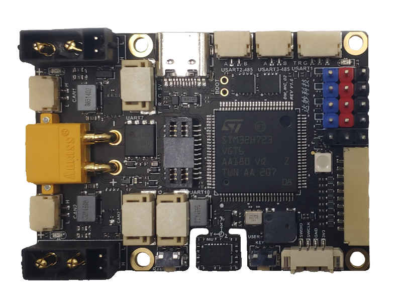DAMIAO DM-MC02 STM32H723 Robot Control Board with BMI088 IMU CAN FD RS485