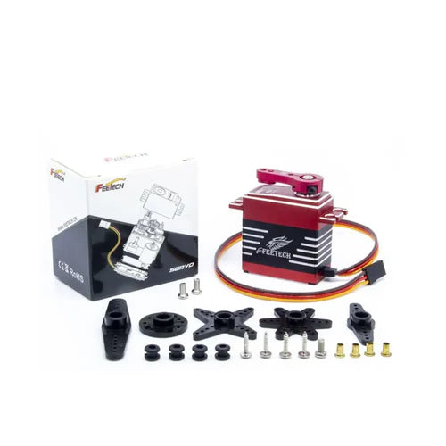 High Torque Digital Steel Gear Iron Core Servo 7.4V 30kg.cm 180° for Robotics & RC