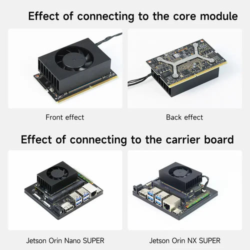 Adjustable Cooling Fan and Heat Dissipation for NVIDIA Jetson Orin Series