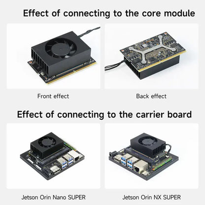 Adjustable Cooling Fan and Heat Dissipation for NVIDIA Jetson Orin Series