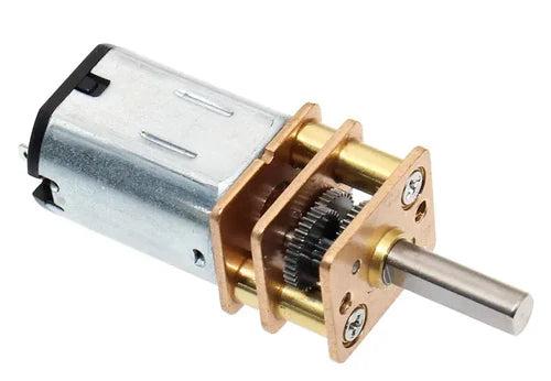 1000:1 Micro Metal Gearmotor HP – 6V 32RPM High Torque DC Gear Motor with Carbon Brush, D-Shaped Shaft