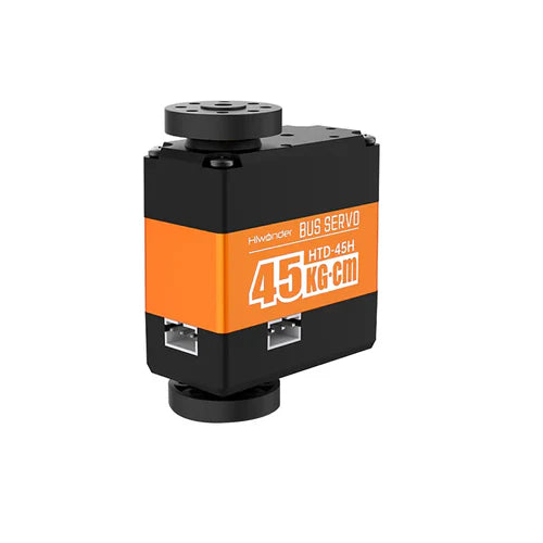 Hiwonder HTD-45H High Voltage Serial Bus Servo – 45KG Torque, Three Connectors & Real-Time Data Feedback