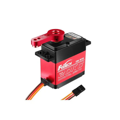 FeeTech 180° Digital Servo 7.4V 20kg/cm FT5320M with Copper Gears, Ball Bearings, PA+Aluminum Case
