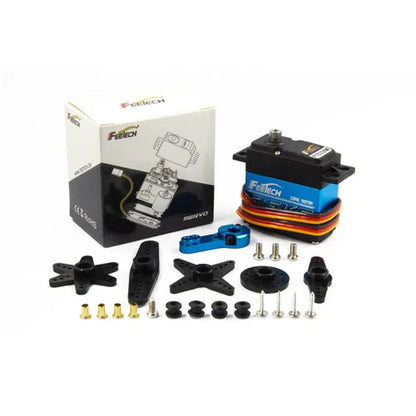 FeeTech FT5330M 180° High Torque Digital Servo 7.4V 35kg/cm with Steel Gears & PA+Aluminum Case
