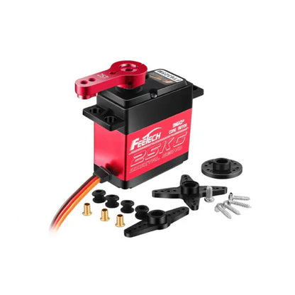 FeeTech FT6325M 360° Digital Servo 7.4V 25kg/cm – Full Rotation Steel Gear Servo with PA+Aluminum Case