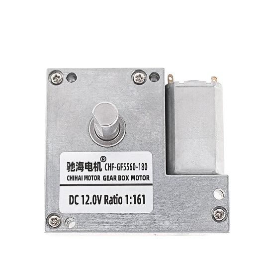 GF5560-180 12V DC Worm Gear Motor High Torque Self-Locking