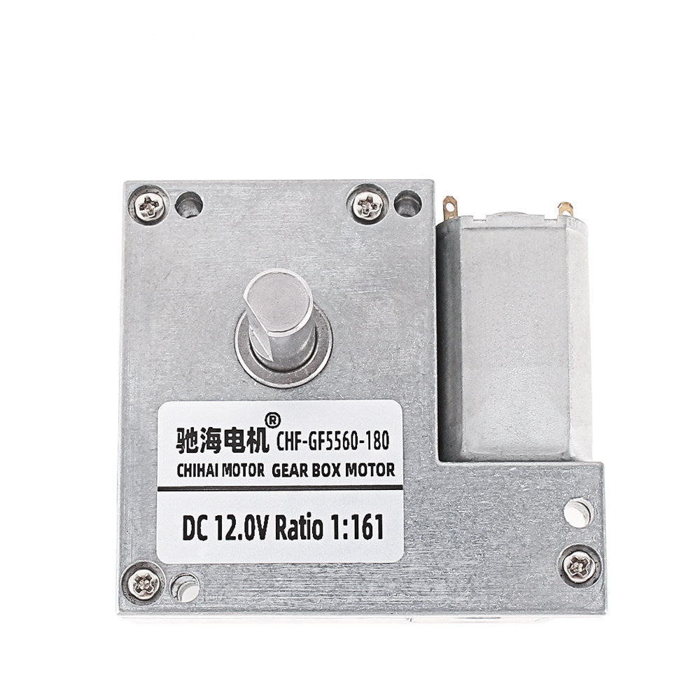 GF5560-180 6V DC Worm Gear Motor High Torque Self-Locking