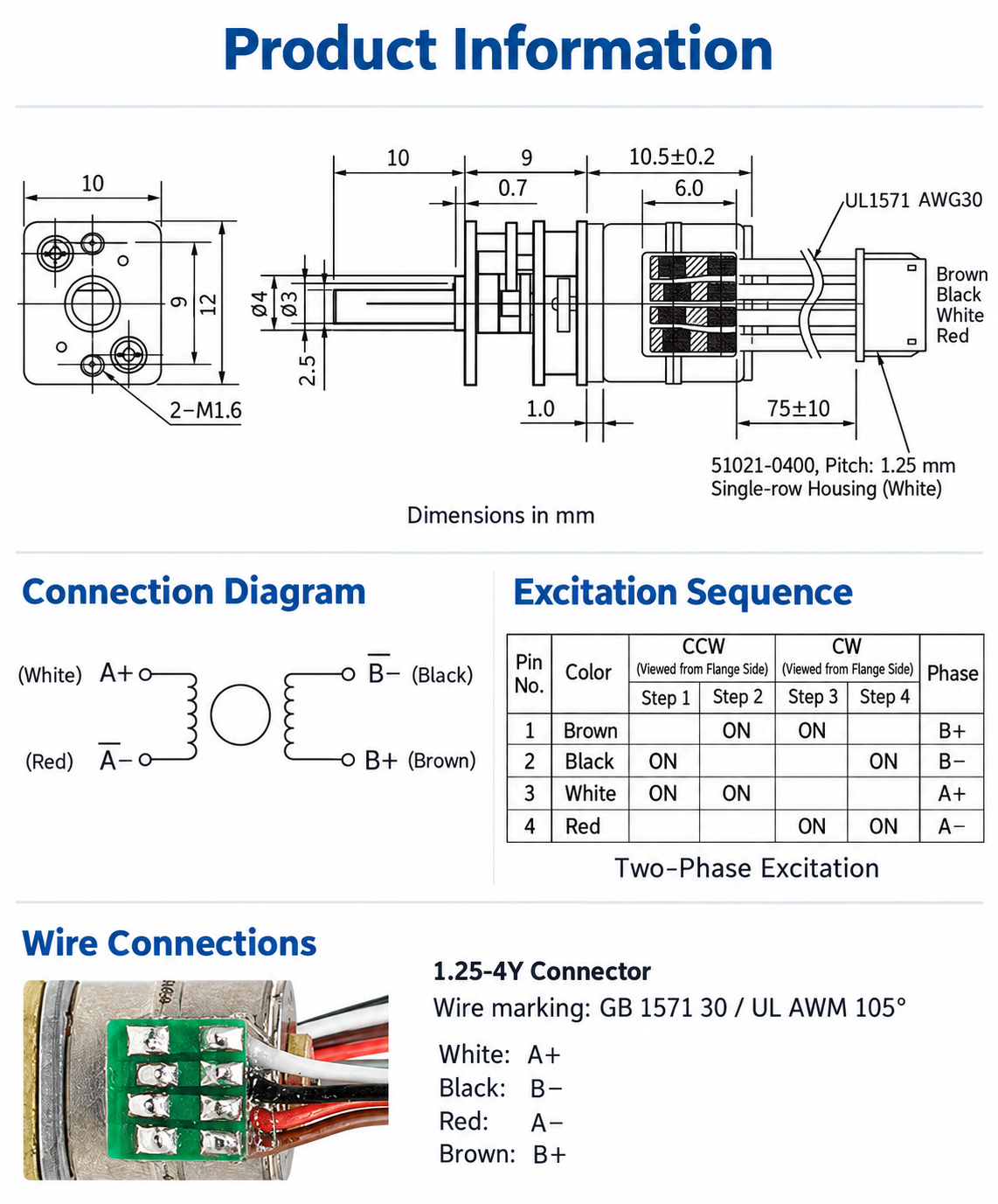 5V Micro Geared Stepper Motor with Metal Gears for Compact Robotics