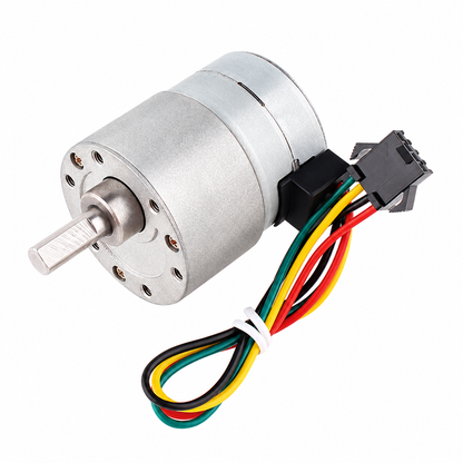 37mm Geared Stepper Motor 2-Phase 4-Wire High Torque 12V