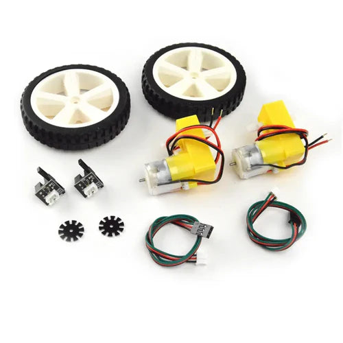 Gravity Propulsion Kit (Wheels / Encoder / Motors) – Complete DC Motor, Wheel & Encoder Bundle for Robotics Projects