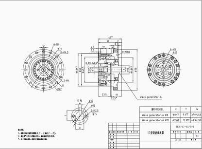 LSS Harmonic Drive Reducer for Robot Joints | High Precision Low Backlash Gearbox