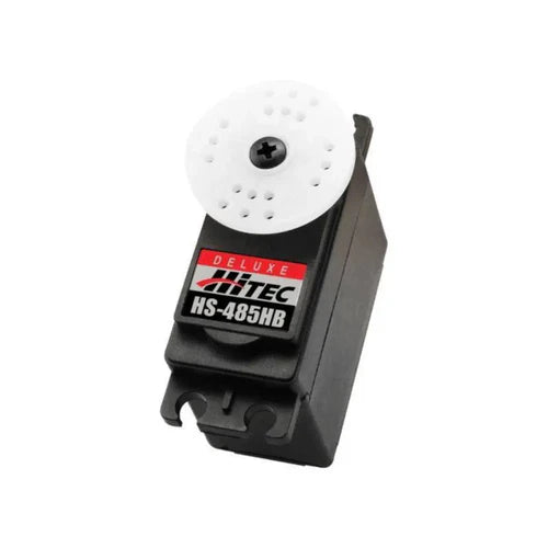 Hitec HS-485HB High-Torque Standard Servo Motor with Karbonite Gears & Ball Bearing – 4.8V/6V